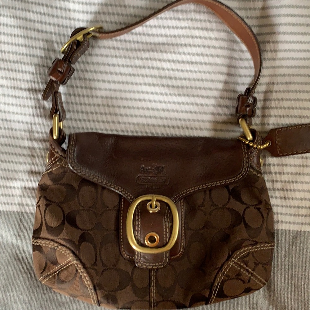 Vintage coach shoulder bag